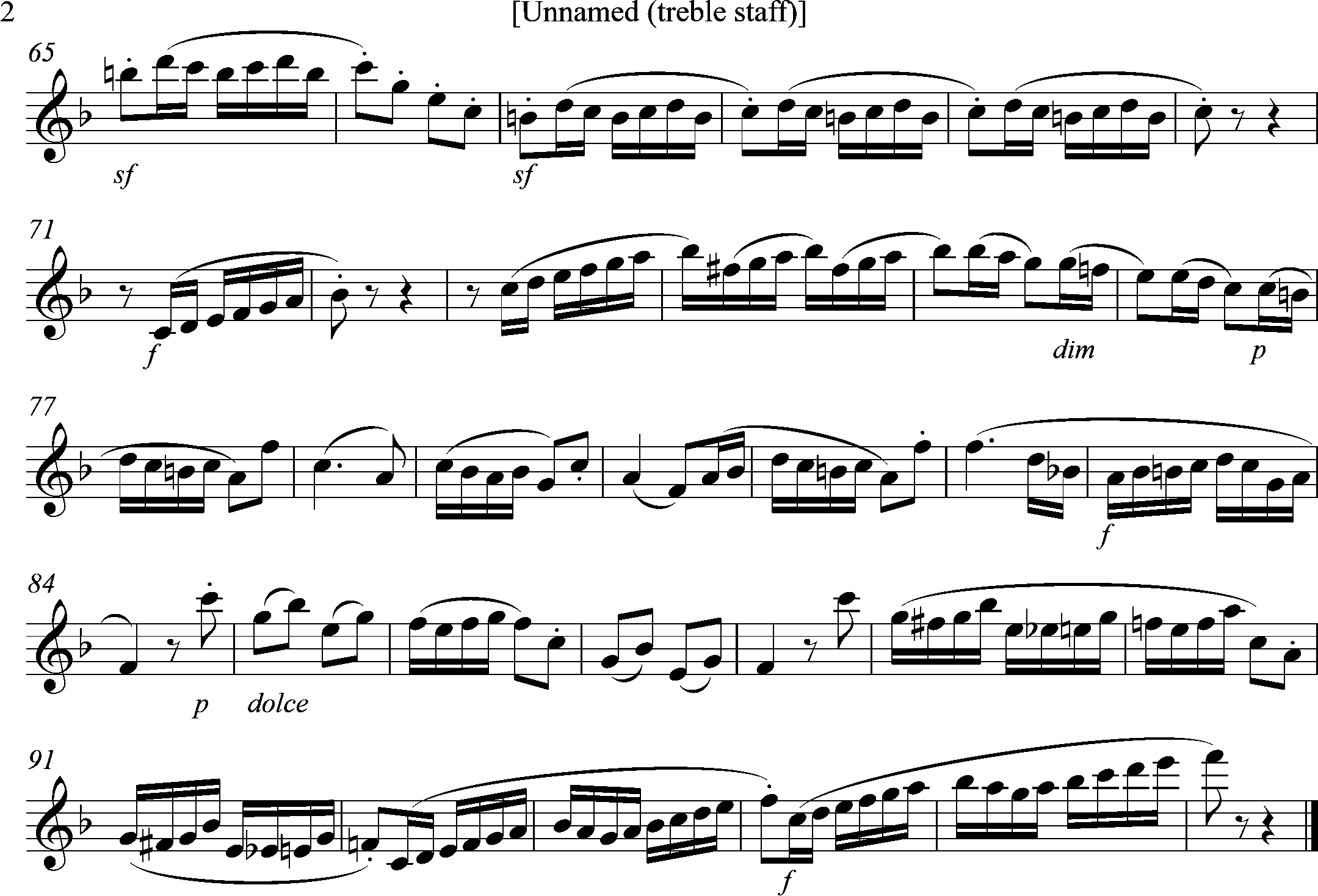 Rondo Diabelli, Page 2, F-Major